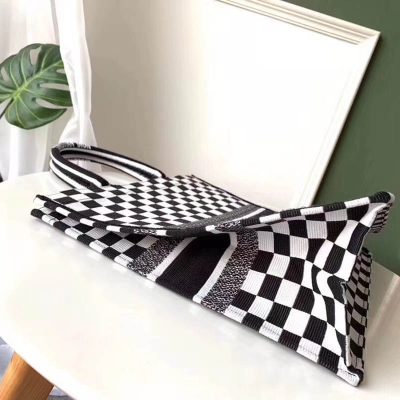 Alternative view of Wholesale Luxury Christian Dior Book Tote Black And White Bag M1286
