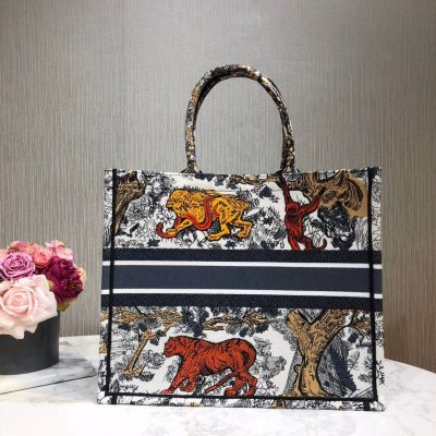 Alternative view of Wholesale Luxury Christian Dior Book Tote Multicolor Toile De Jouy Bag M1286