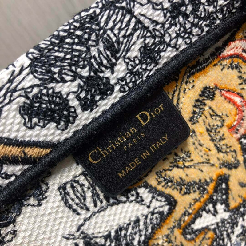 Wholesale Luxury Christian Dior Book Tote Multicolor Toile De Jouy Bag M1286 - Image 9