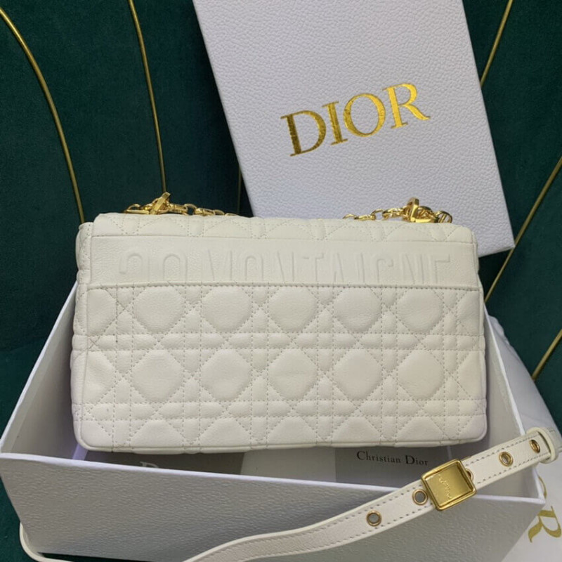 Wholesale Luxury Christian Dior Medium Caro Bag Warm Taupe Supple Cannage Calfskin M9242 - Image 5