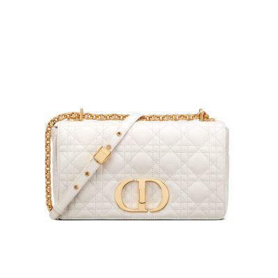 Wholesale Luxury Christian Dior Medium Caro Bag Warm Taupe Supple Cannage Calfskin M9242