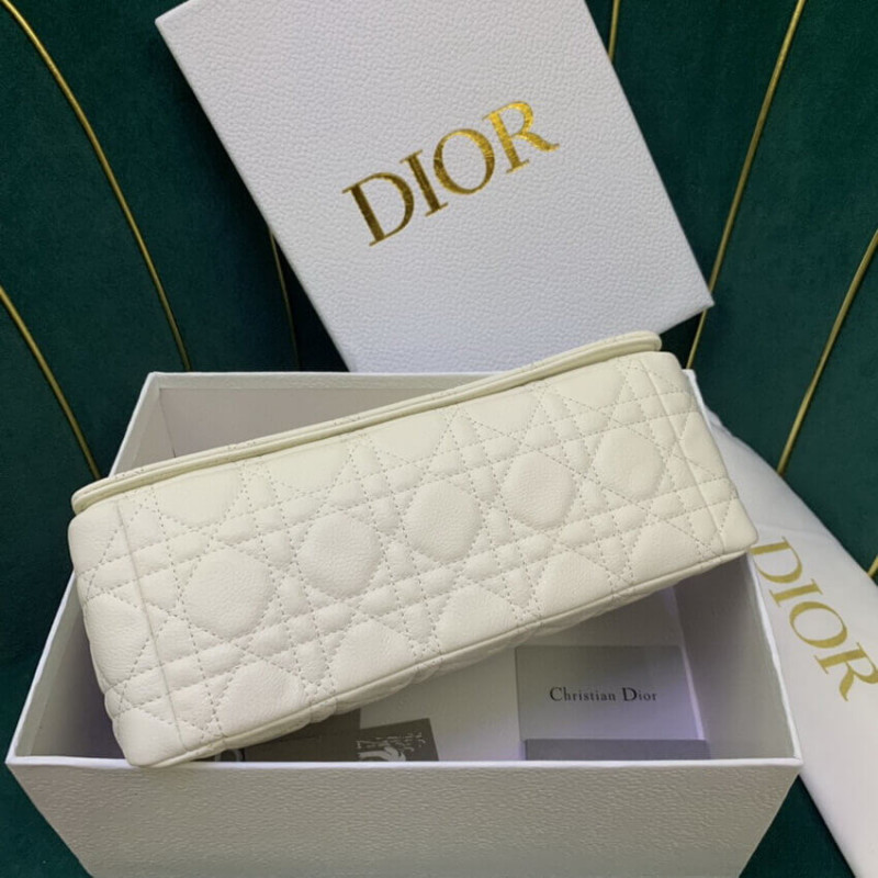 Wholesale Luxury Christian Dior Medium Caro Bag Warm Taupe Supple Cannage Calfskin M9242 - Image 7