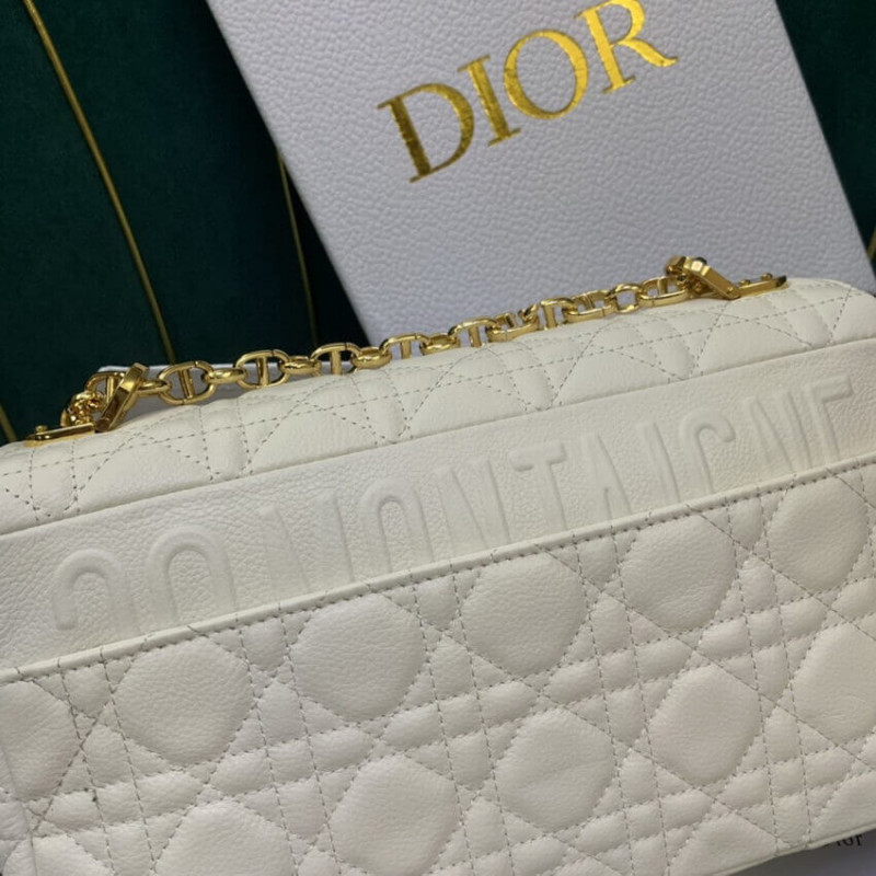Wholesale Luxury Christian Dior Medium Caro Bag Warm Taupe Supple Cannage Calfskin M9242 - Image 10