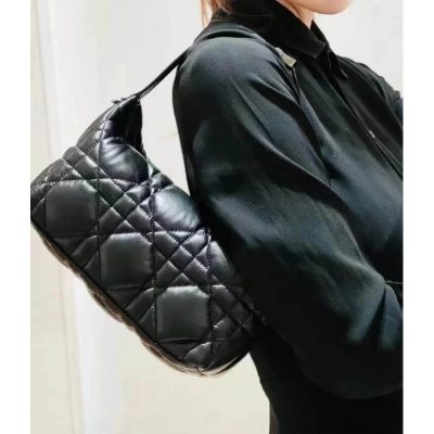 Alternative view of Wholesale Luxury Christian Dior Medium Diortravel Nomad Pouch In Macrocannage Calfskin S5554