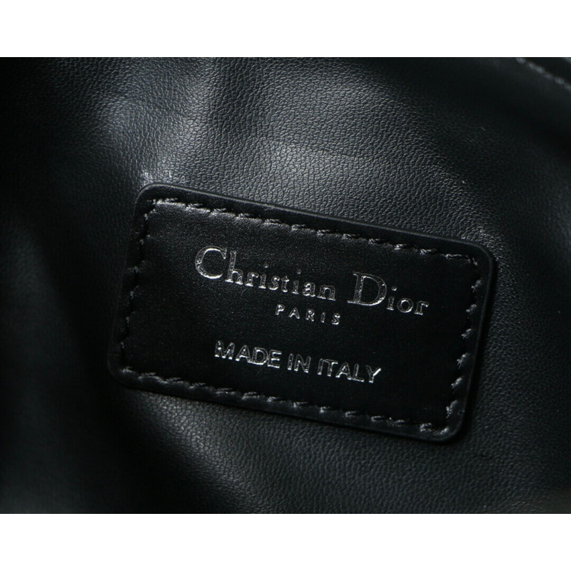 Wholesale Luxury Christian Dior Medium Diortravel Nomad Pouch In Macrocannage Calfskin S5554 - Image 12