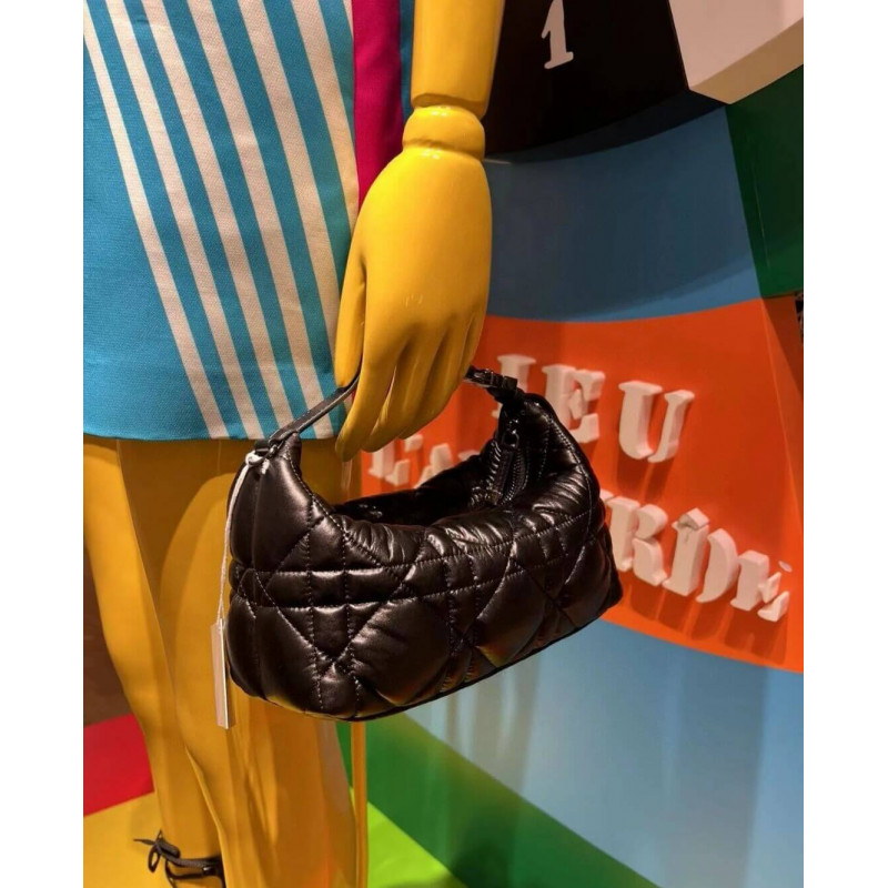 Wholesale Luxury Christian Dior Medium Diortravel Nomad Pouch In Macrocannage Calfskin S5554 - Image 3