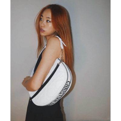 Alternative view of Wholesale Luxury Christian Dior Medium Vibe Hobo Bag M7201 White Cannage Lambskin