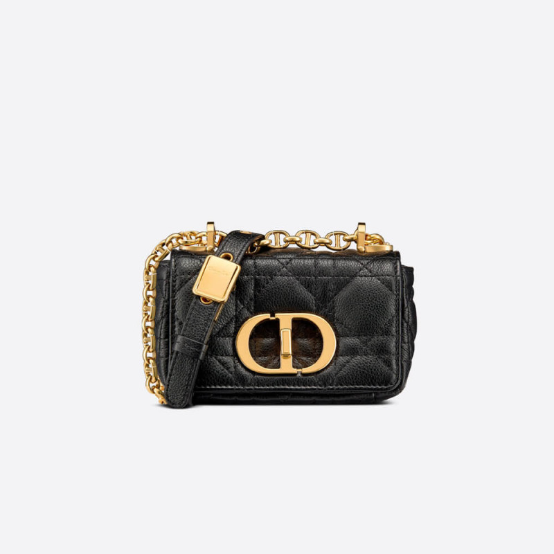 Wholesale Luxury Christian Dior Micro Caro Bag Supple Cannage Calfskin S2022