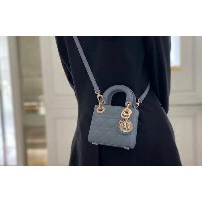 Alternative view of Wholesale Luxury Christian Dior Micro Lady Dior Bag Cannage Lambskin S0856