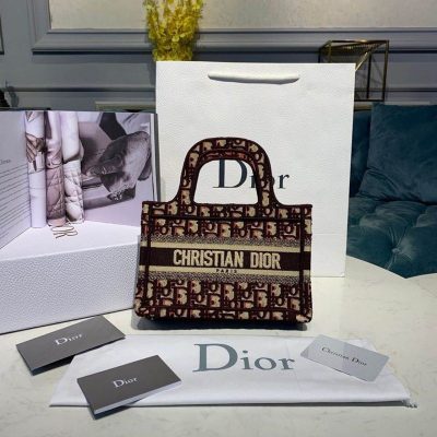 Alternative view of Wholesale Luxury Christian Dior Oblique Mini Book Tote M1271