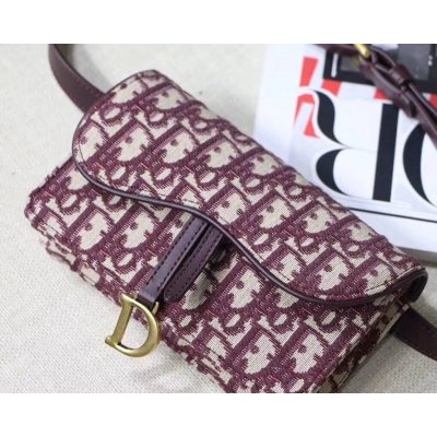 Alternative view of Wholesale Luxury Christian Dior Oblique Saddle Belt Bag S5619