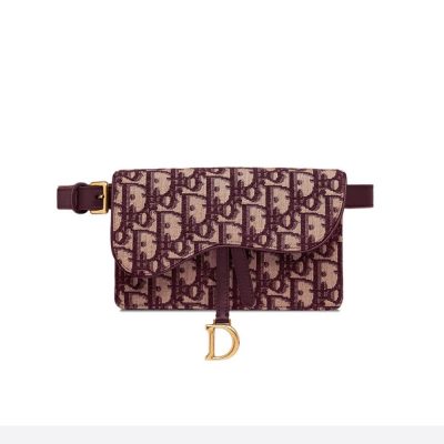 Wholesale Luxury Christian Dior Oblique Saddle Belt Bag S5619