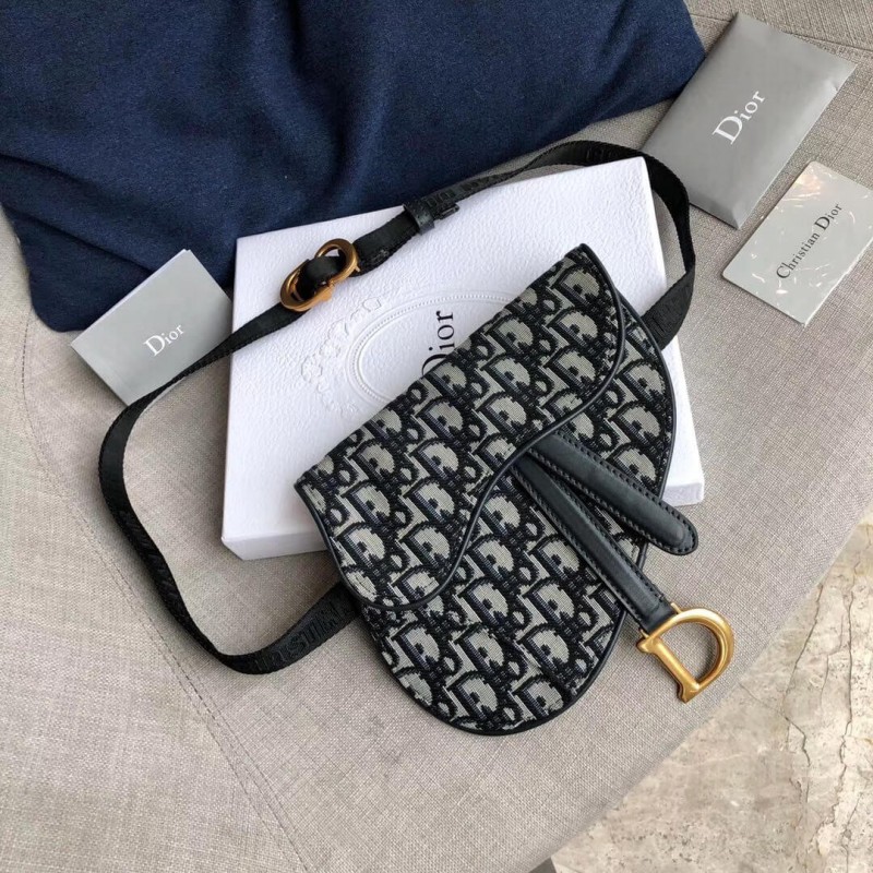 Wholesale Luxury Christian Dior Oblique Saddle Belt Bag S5632 - Image 2