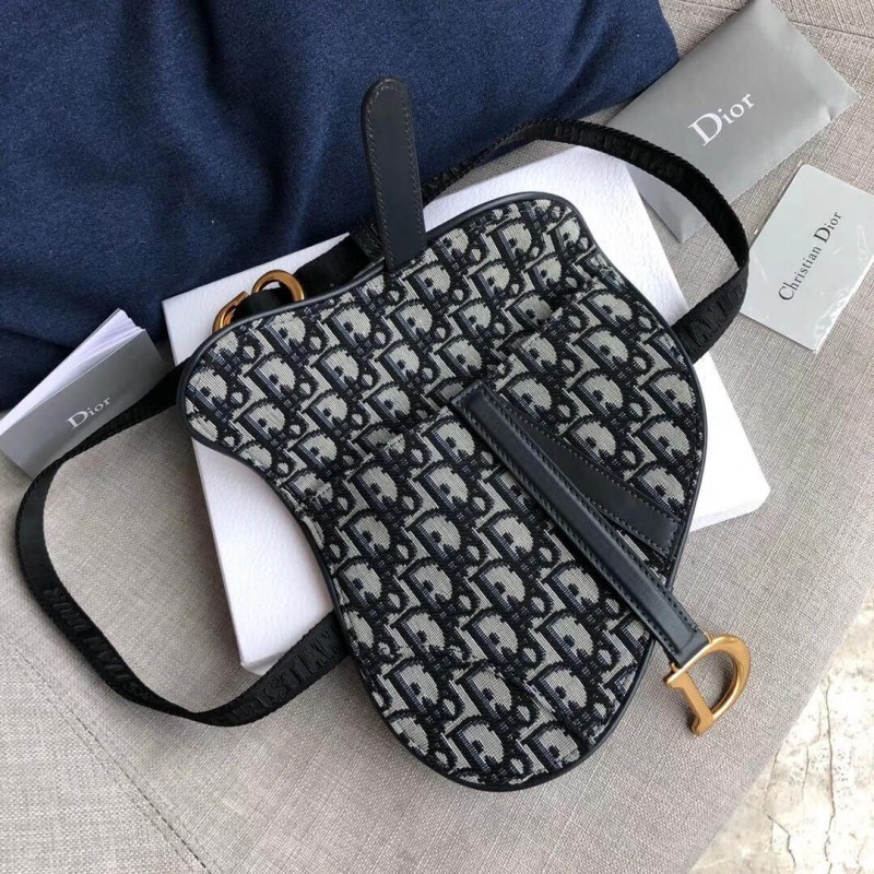 Wholesale Luxury Christian Dior Oblique Saddle Belt Bag S5632 - Image 6