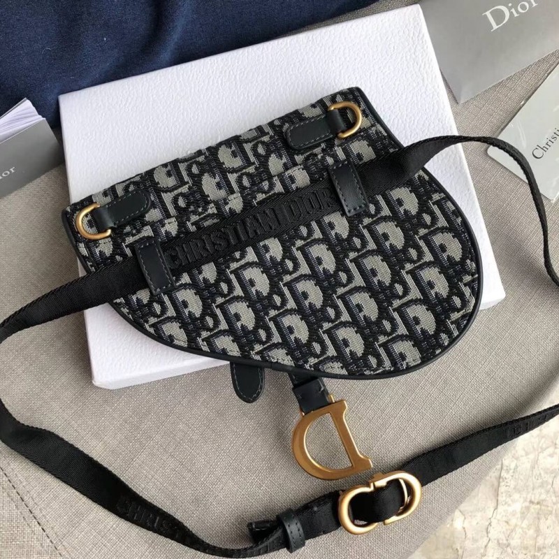 Wholesale Luxury Christian Dior Oblique Saddle Belt Bag S5632 - Image 7