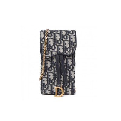 Wholesale Luxury Christian Dior Oblique Saddle Chain For Phone M019