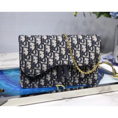 Alternative view of Wholesale Luxury Christian Dior Oblique Saddle Clutch S5620