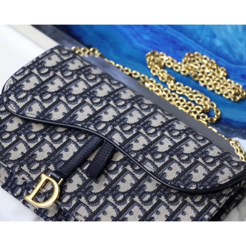 Wholesale Luxury Christian Dior Oblique Saddle Clutch S5620 - Image 3