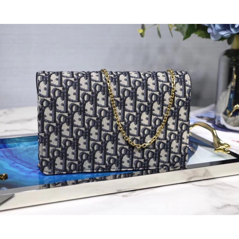 Wholesale Luxury Christian Dior Oblique Saddle Clutch S5620 - Image 4