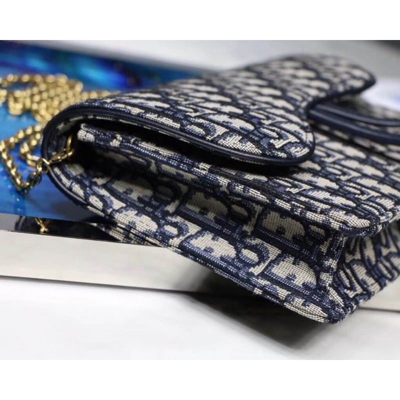 Wholesale Luxury Christian Dior Oblique Saddle Clutch S5620 - Image 5