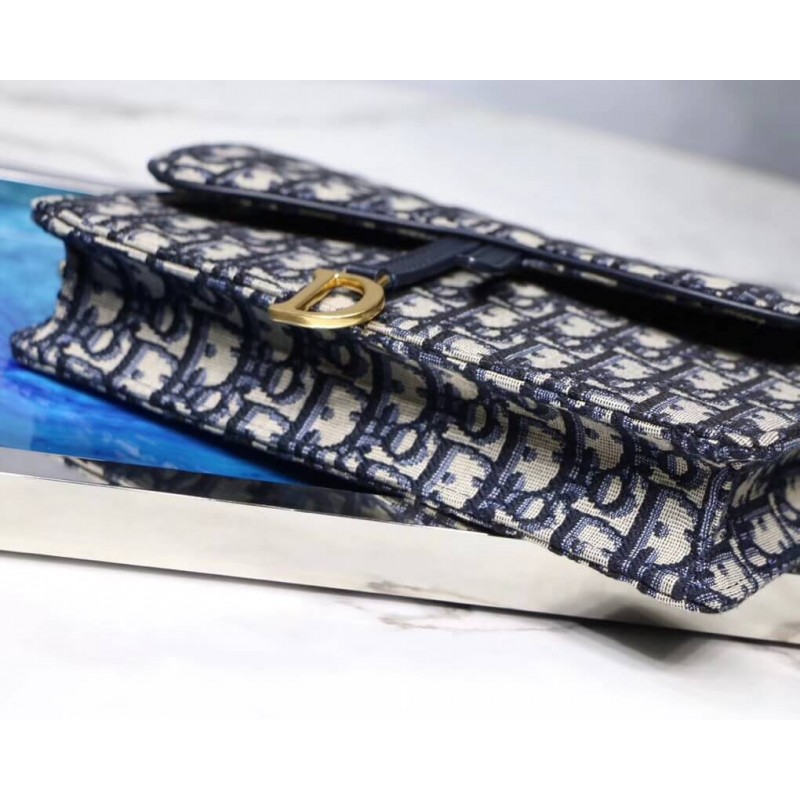 Wholesale Luxury Christian Dior Oblique Saddle Clutch S5620 - Image 6