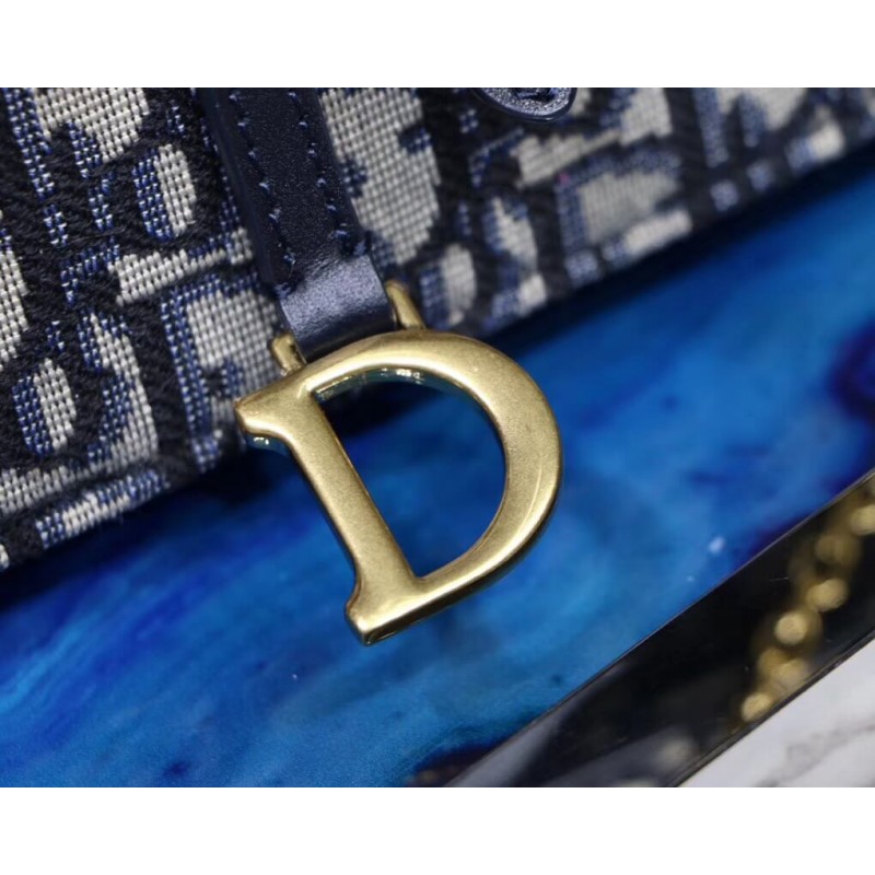 Wholesale Luxury Christian Dior Oblique Saddle Clutch S5620 - Image 8