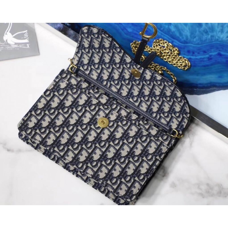 Wholesale Luxury Christian Dior Oblique Saddle Clutch S5620 - Image 9