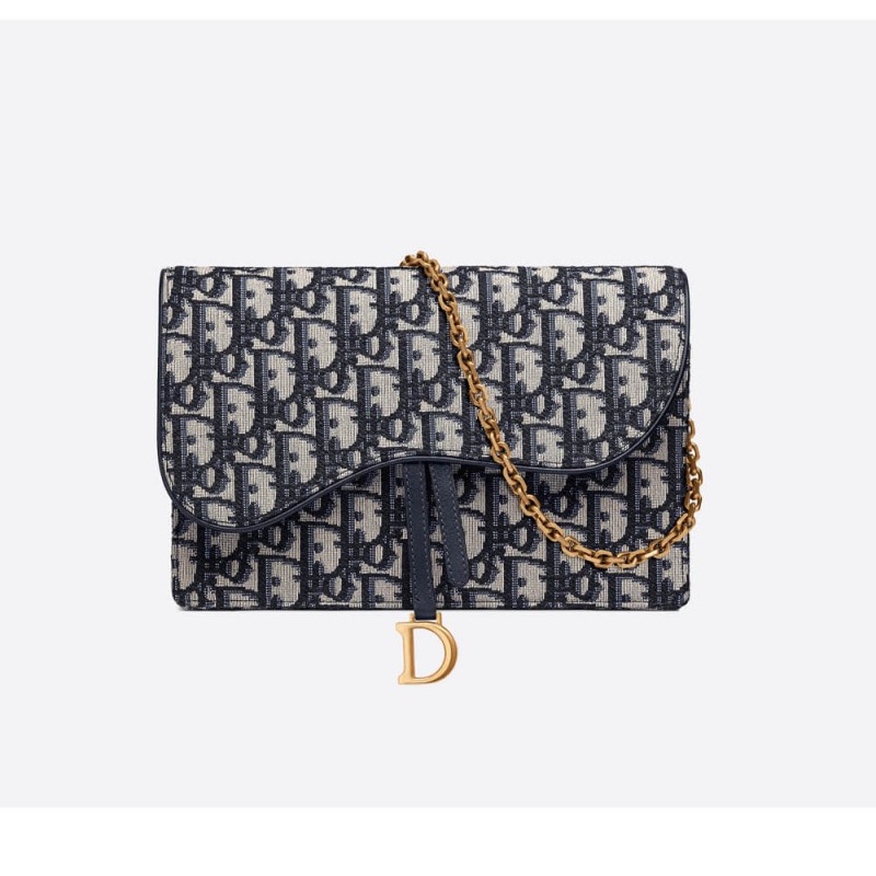 Wholesale Luxury Christian Dior Oblique Saddle Clutch S5620