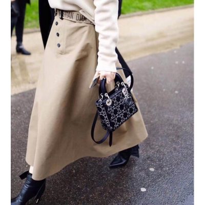 Alternative view of Wholesale Luxury Christian Dior Rhinestones Mini Lady Dior Bag M0500