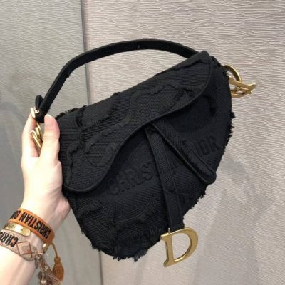 Alternative view of Wholesale Luxury Christian Dior Saddle Bag In Camouflage Embroidery M0446
