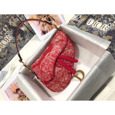Alternative view of Wholesale Luxury Christian Dior Saddle Bag Toile De Jouy Reverse Jacquard M0446