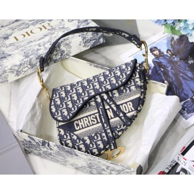 Alternative view of Wholesale Luxury Christian Dior Saddle Denim Canvas Bag M0446