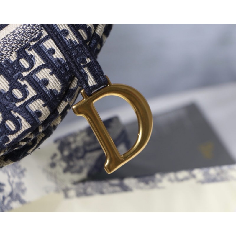 Wholesale Luxury Christian Dior Saddle Denim Canvas Bag M0446 - Image 5