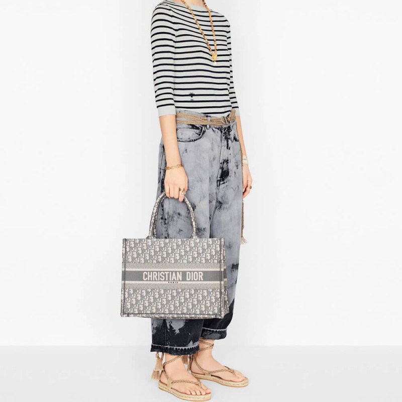 Wholesale Luxury Christian Dior Small Book Tote Oblique M1296 - Image 2