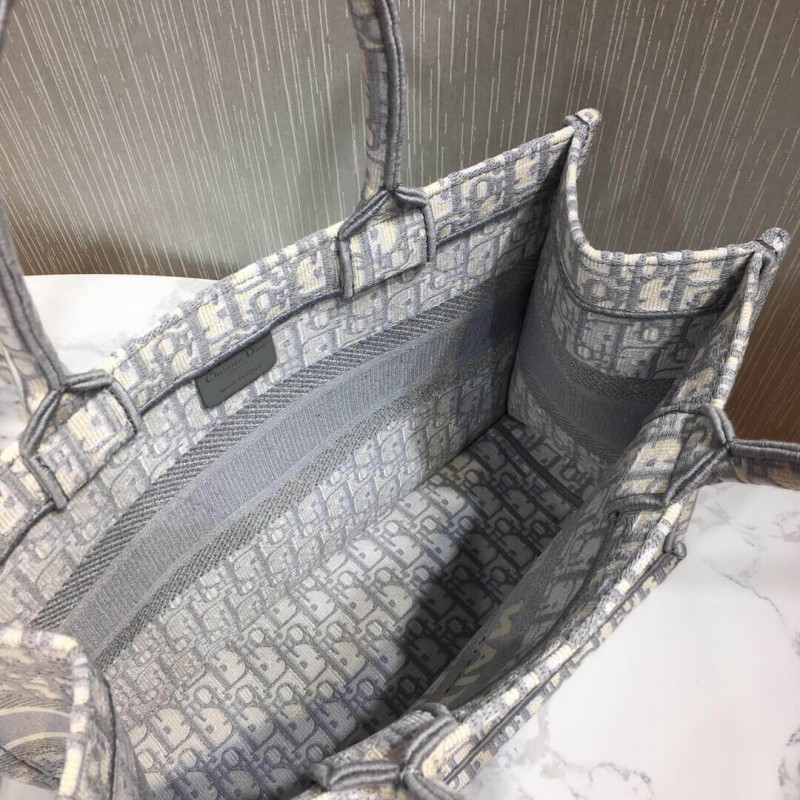 Wholesale Luxury Christian Dior Small Book Tote Oblique M1296 - Image 10