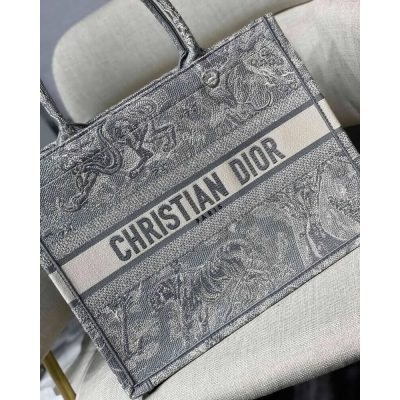 Alternative view of Wholesale Luxury Christian Dior Small Book Tote Toile De Jouy Bag M1296