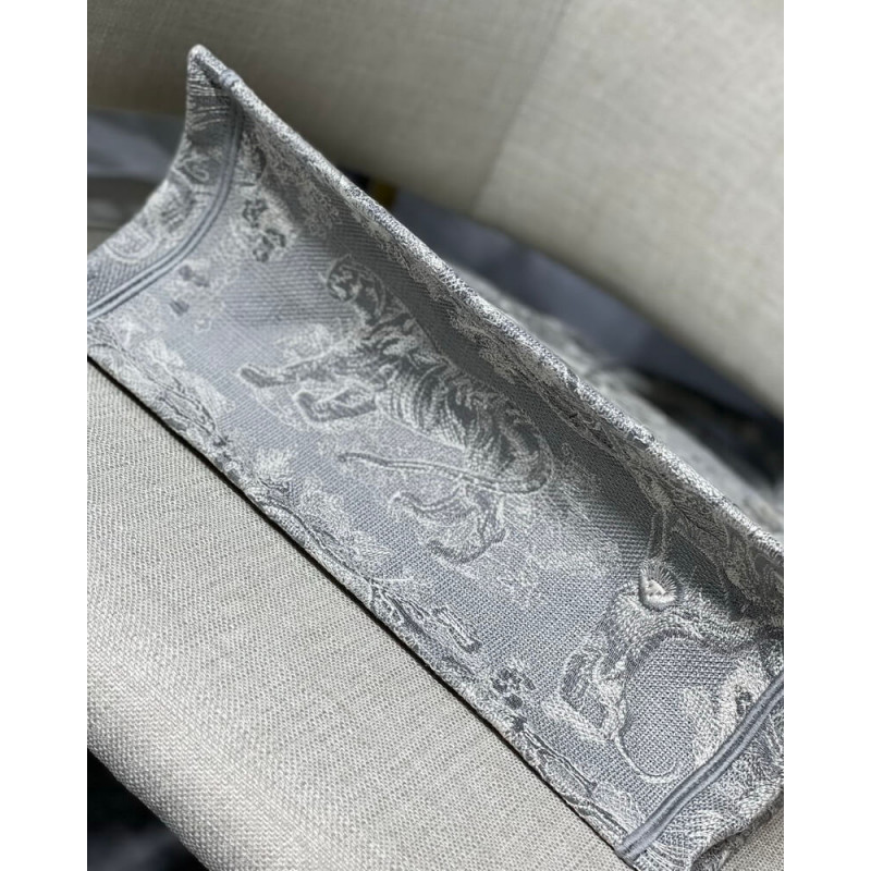 Wholesale Luxury Christian Dior Small Book Tote Toile De Jouy Bag M1296 - Image 8