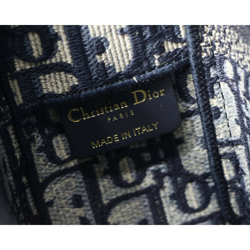 Wholesale Luxury Christian Dior Small Diorcamp Bag In Oblique Embroidery M1241 - Image 15