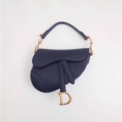 Wholesale Luxury Christian Dior Smooth Calfskin Mini Saddle Bag M0447