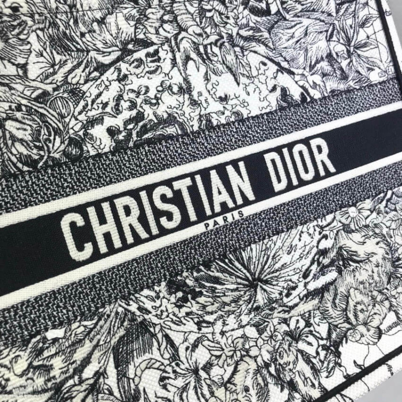 Wholesale Luxury Dior Book Tote In Latte Multicolor Zodiac Embroidery M1286 - Image 5