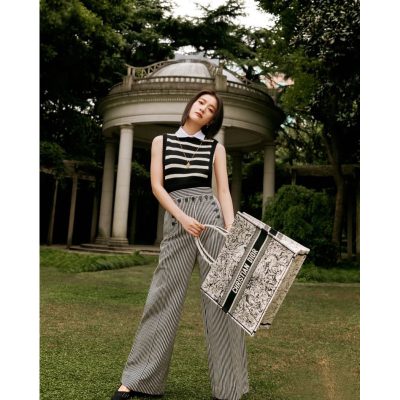 Alternative view of Wholesale Luxury Dior Book Tote Latte Multicolor Dior Zodiac Embroidery M1286