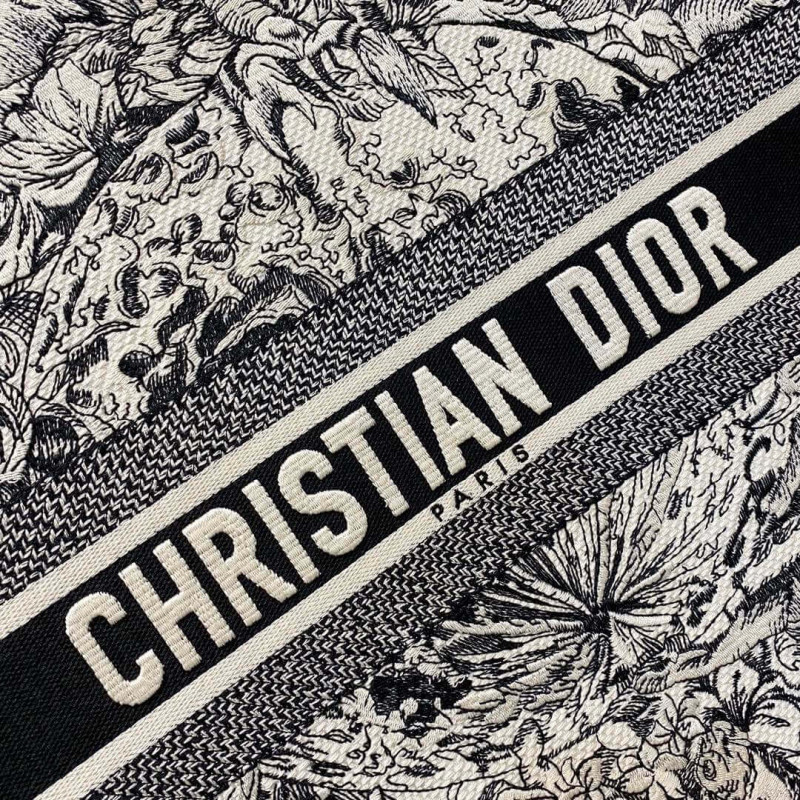 Wholesale Luxury Dior Book Tote Latte Multicolor Dior Zodiac Embroidery M1286 - Image 6