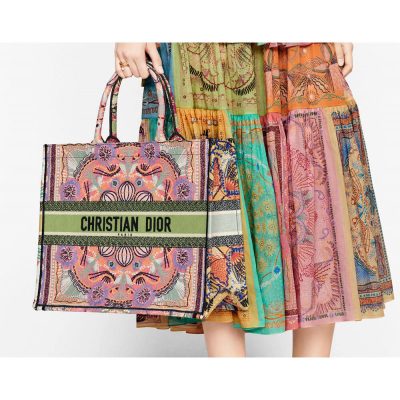 Alternative view of Wholesale Luxury Dior Book Tote Multicolor In Lights Embroidery M1286