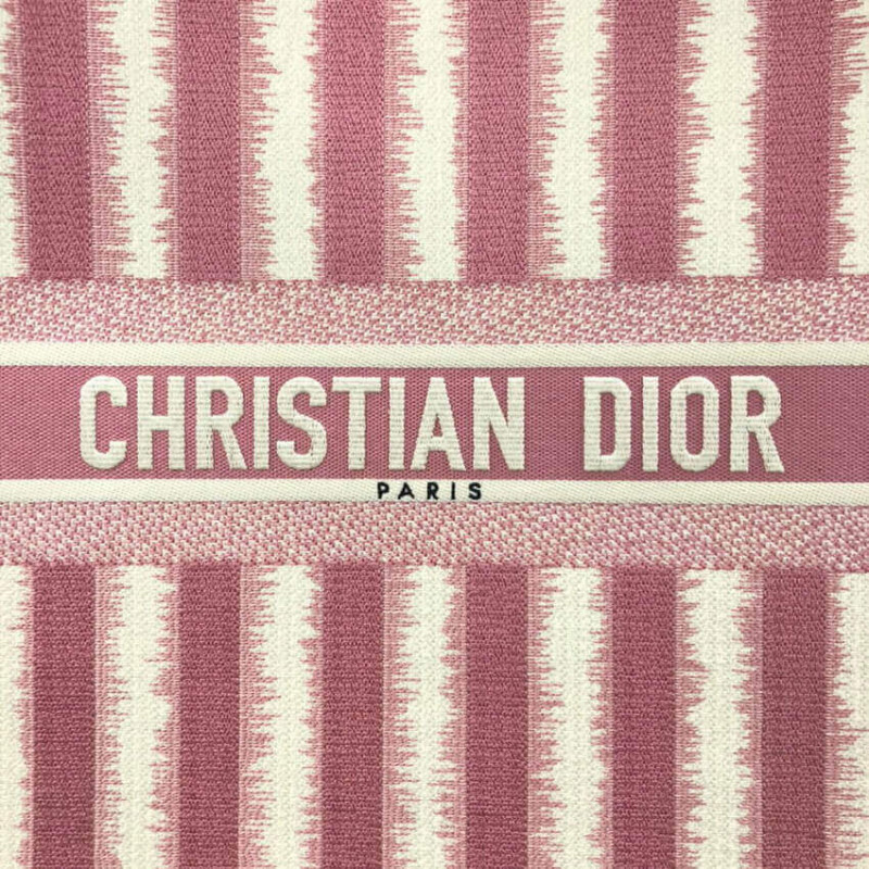 Wholesale Luxury Dior Book Tote Pink D-Stripes Embroidery M1286 - Image 5
