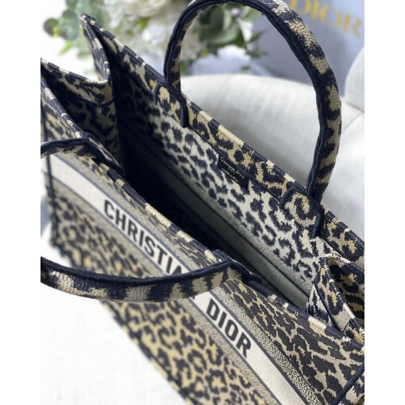 Wholesale Luxury Dior Book Tote Ricamo Mizza Beige Multicolore M1286 - Image 11