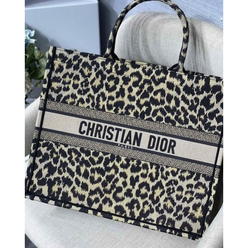 Wholesale Luxury Dior Book Tote Ricamo Mizza Beige Multicolore M1286 - Image 3
