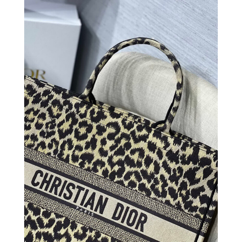 Wholesale Luxury Dior Book Tote Ricamo Mizza Beige Multicolore M1286 - Image 6