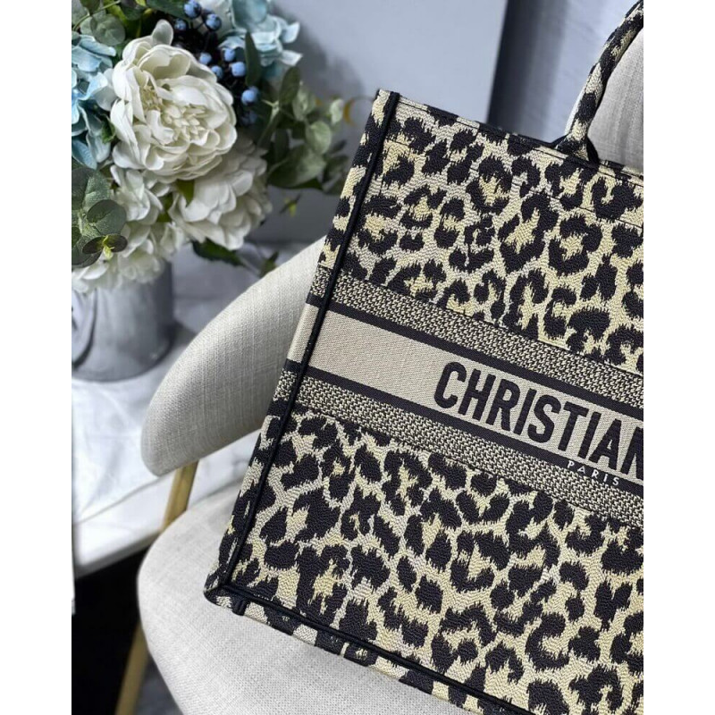 Wholesale Luxury Dior Book Tote Ricamo Mizza Beige Multicolore M1286 - Image 7