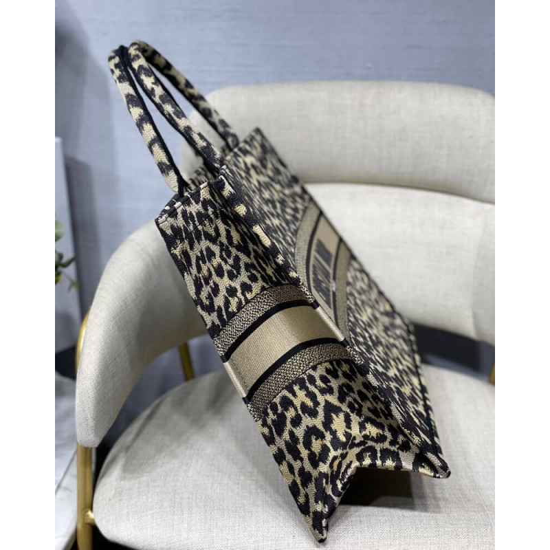 Wholesale Luxury Dior Book Tote Ricamo Mizza Beige Multicolore M1286 - Image 9