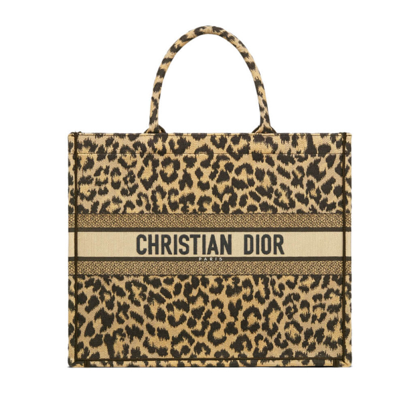 Wholesale Luxury Dior Book Tote Ricamo Mizza Beige Multicolore M1286